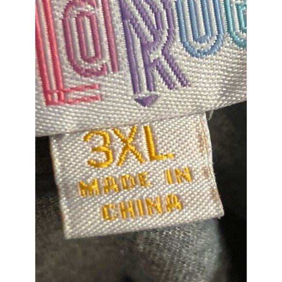 LuLaRoe Womens 3XL Gray & Multicolor Chevron Sleeve Top - Picture 4 of 11